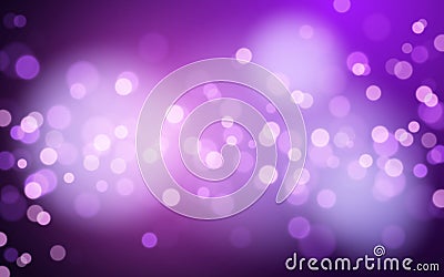 Purple color light bokeh abstract background, Vector eps 10 illustration bokeh particles Vector Illustration