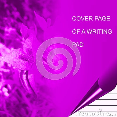 Purple color writing pad shaded with lighting effect computer generated background image and wallpaper design Stock Photo