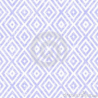 Purple concentric diamonds abstract geometric seamless textured pattern background Stock Photo