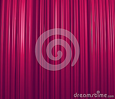 Purple curtain Cartoon Illustration