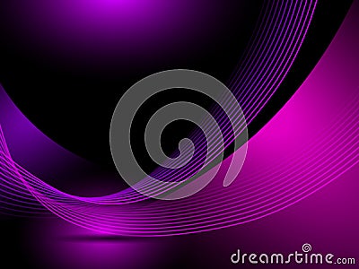 Abstract purple background lines Vector Illustration