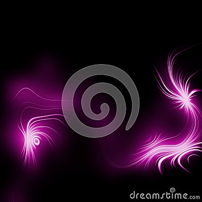 Purple flash light Stock Photo