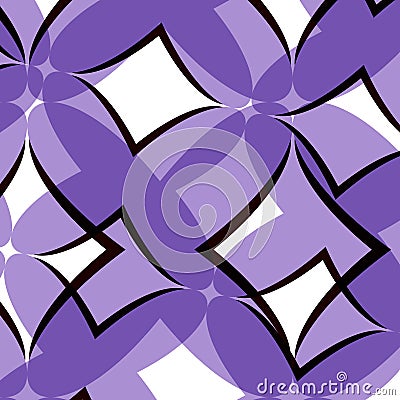 Purple floral Vector Illustration