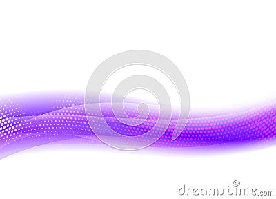 Purple Flowing Abstract Vector Wave Background for Website, Fold Vector Illustration