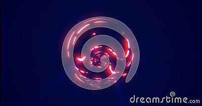 Purple glass energy plasma futuristic magic round ball sphere. Abstract background Stock Photo