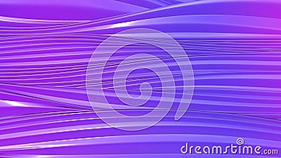 Purple gradient abstract eccentric 3D spline wavy motion movement texture pattern Stock Photo