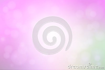 Purple green pink abstract with bokeh lights blurred background Vector Illustration