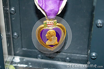 Purple heart Medal Editorial Stock Photo