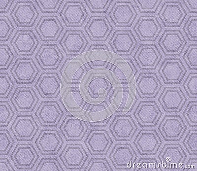 Purple Hexagon Tile Pattern Repeat Background Stock Photo