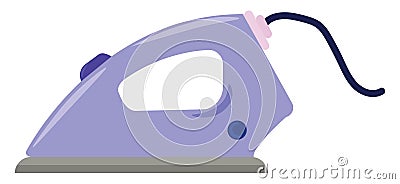 Purple iron, illustration, vector Vector Illustration