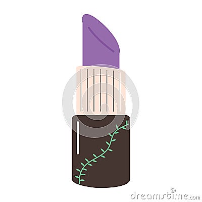 purple lipstick illustration Vector Illustration