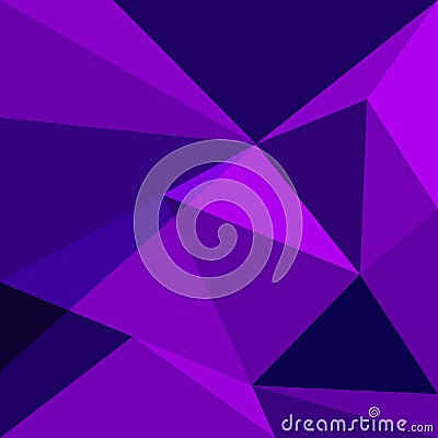 Purple low poly design element background Vector Illustration