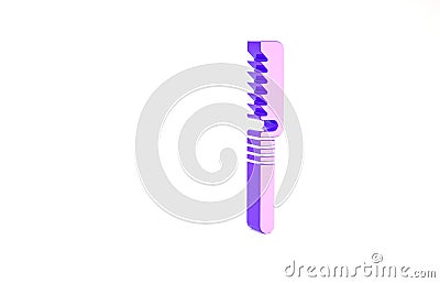 Purple Medical saw icon isolated on white background. Surgical saw designed for bone cutting limb amputations and before Cartoon Illustration