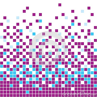 Purple Mosaic Background Vector Illustration