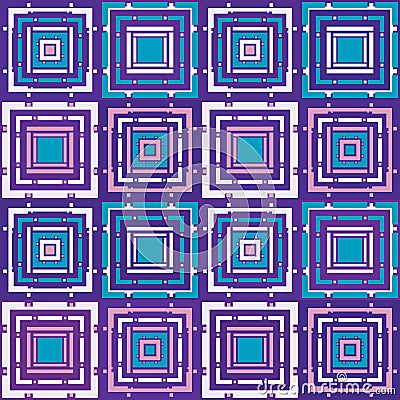 Purple mosaic pattern Vector Illustration