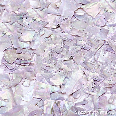 Purple natural gemstone nacre seashells close-up, beautiful texture of gemstone Stock Photo