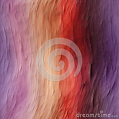 Purple, orange, and white color swirls on cloth with attention to texture (tiled) Stock Photo
