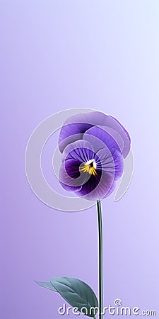 Ultra Realistic Pansy Mobile Wallpaper For Posh And Samsung Q800t Stock Photo