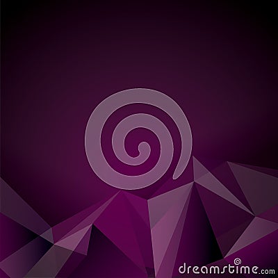 Purple polygonal design. Vector Illustration