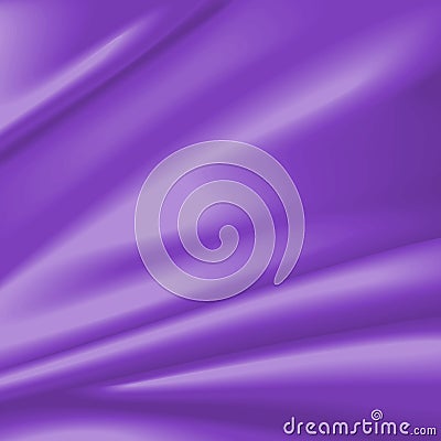 Purple satin in curtain pattern Stock Photo