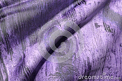 Purple silk Stock Photo