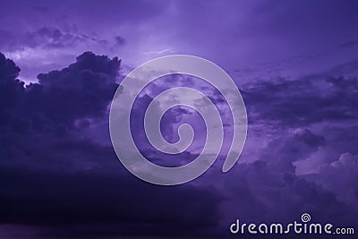 Purple sky Stock Photo