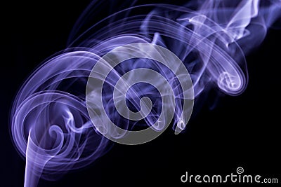 Purple Smoke abstract Stock Photo