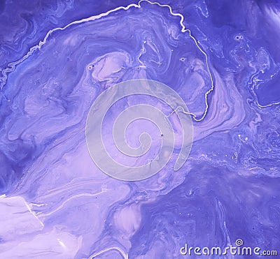 Purple swirls of paint Stock Photo