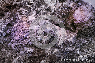 Purple texture of natural rock Stock Photo