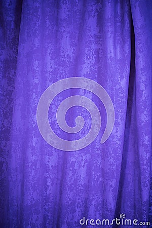 the purple textured curtain background close up Stock Photo