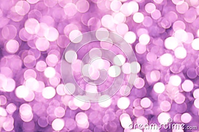 Purple and Violet Light Bokeh Background Stock Photo