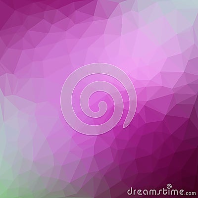 Purple violet magenta abstract geometric rumpled triangular low poly style gradient illustration background. Vector polygonal Vector Illustration