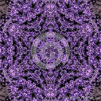 Purple watercolor arabesque background. Violet purple mandala background Stock Photo