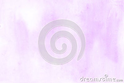 Light purple watercolor background. Hand drawn design template. Stock Photo