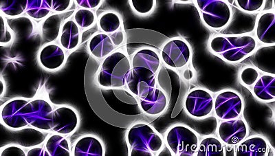 Purple White Glowing Abstract Background Stock Photo