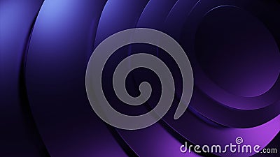 Purple and white rotating circles. Design. A light background in computer abstraction that moves in different directions Stock Photo
