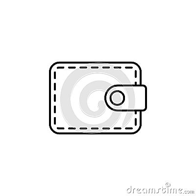 purse line icon. Element of bankig icon for mobile concept and web apps. Thin line purse icon can be used for web and mobile Stock Photo