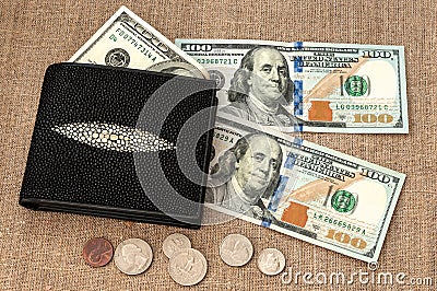 Purse money Stock Photo
