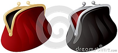 Purse, wallet Vector Illustration