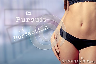 In pursuit of perfection Stock Photo