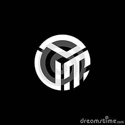 PUS letter logo design on black background. PUS creative initials letter logo concept. PUS letter design Vector Illustration