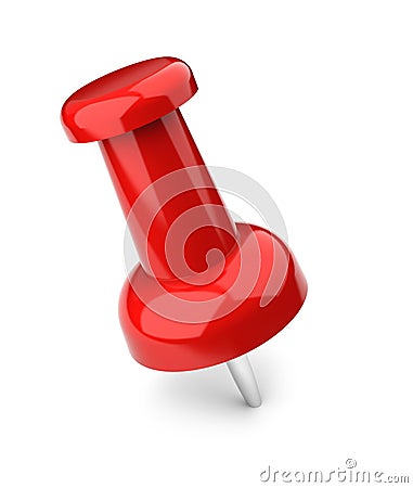 Push pin Stock Photo