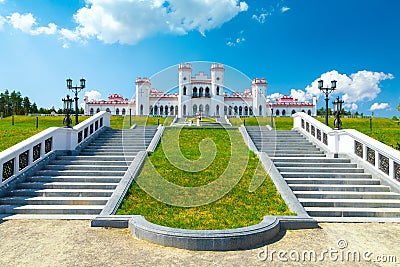 Puslowski Palace in Kossovo. Brest region, Belarus Stock Photo