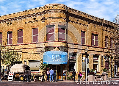 Putah Creek Cafe Editorial Stock Photo