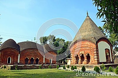 Puthia Temple Complex Stock Photo