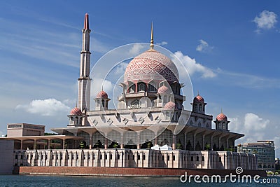 Putra Mosque, Putrajaya Stock Photo