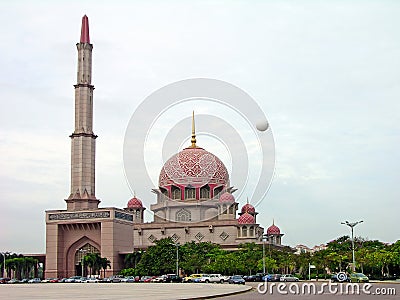 Putra Mosque, Putrajaya, Malaysia Stock Photo