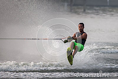 2015 Putrajaya Cup National Championships Water Ski and Wakeboard Editorial Stock Photo