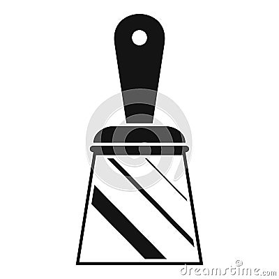 Putty knife icon, simple style Vector Illustration