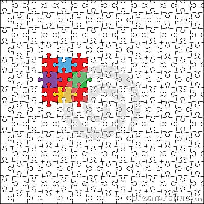 Puzzle Vector Illustration